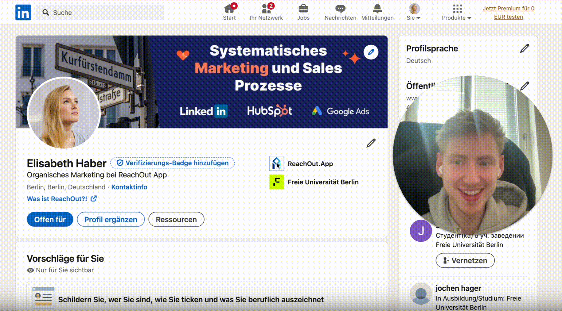 Profilmakeover LinkedIn Guide